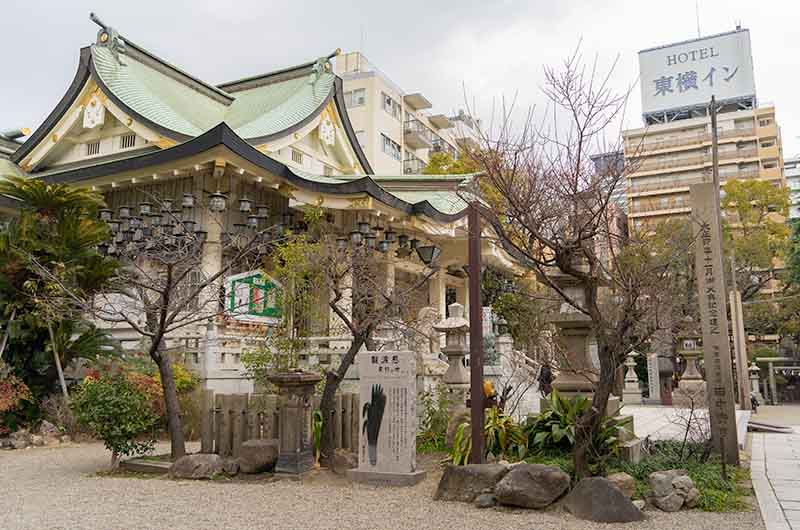 難波八阪神社(なんばやさかじんじゃ) 難波葱発祥の地