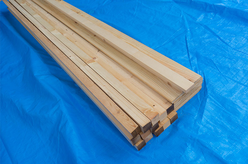 木製スロープ用の木材