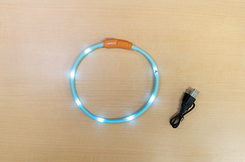 LEDの光る首輪