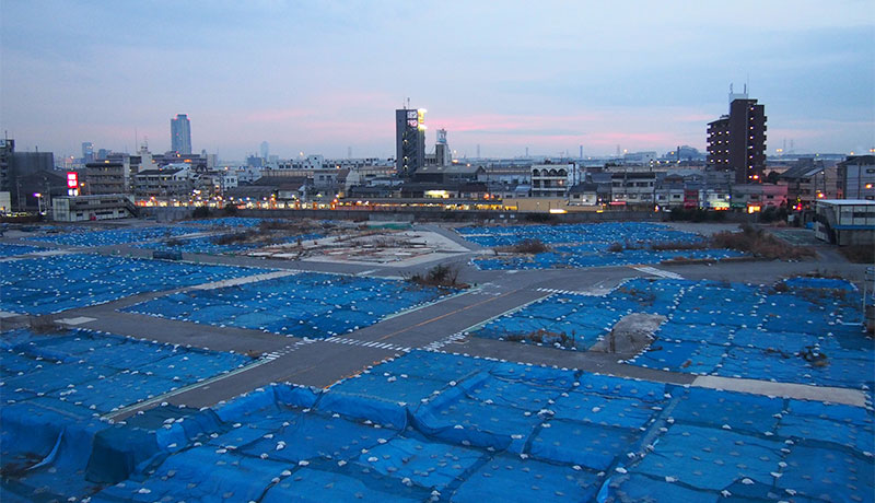 Hanshin Fuku Station before redevelopment