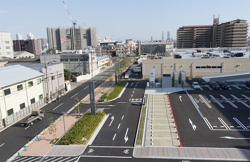 Landscape around the Fuku Station from the rooftop of Ditech’s building.