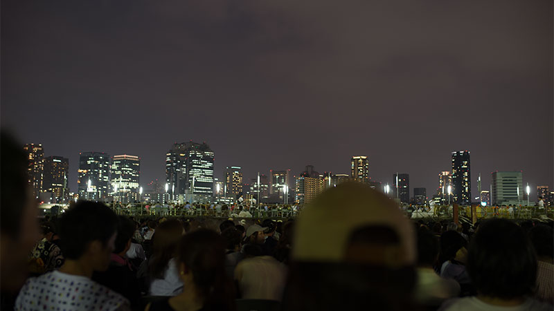 Naniwa Yodogawa Fireworks Spectacular before starting