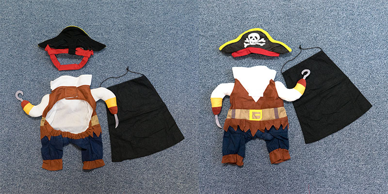 Pirate costume for dogs