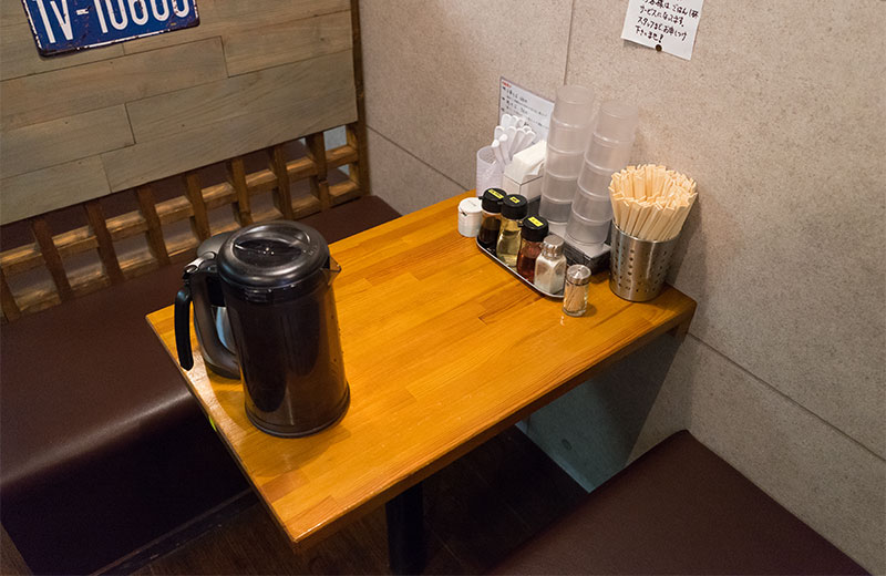 Inside view of Ramen Place- Yodogawa Base