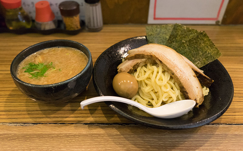 Special Suzume’s tsukemen (dipping noodle) in Menya Suzume