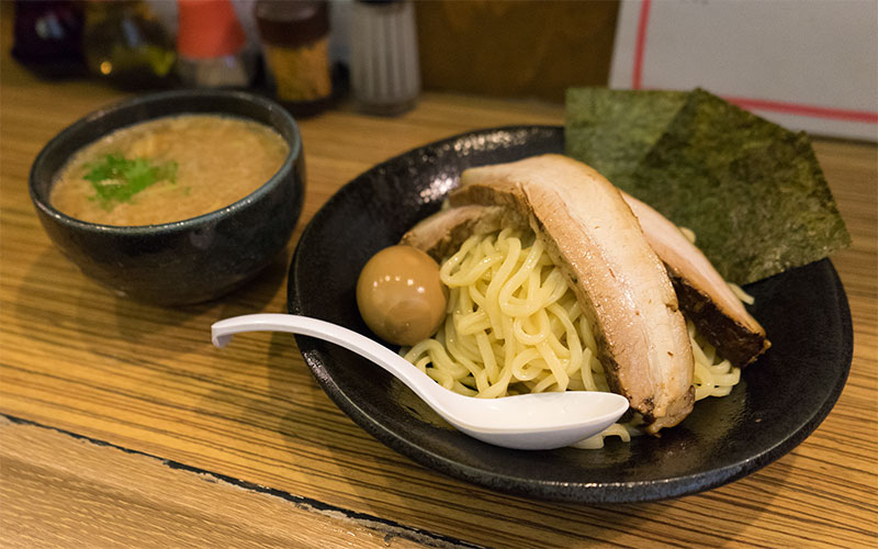 Special Suzume’s tsukemen (dipping noodle) in Menya Suzume