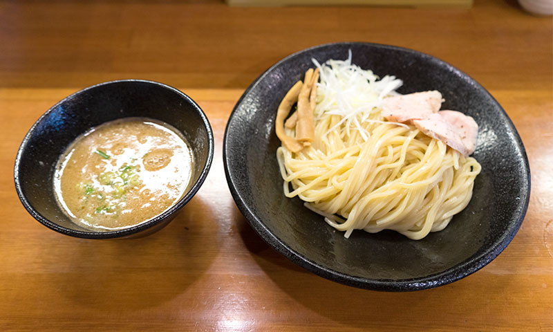 Chicken broth based dipping noodle