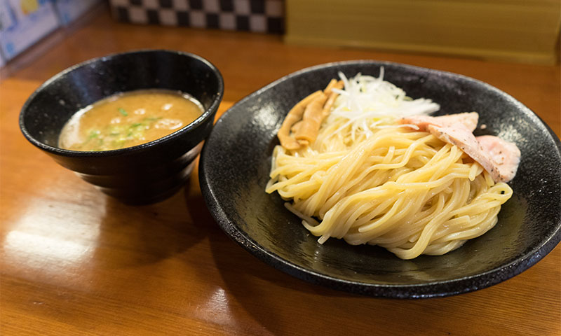 Chicken broth based dipping noodle