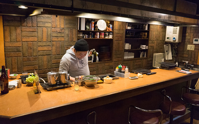 Inside view of Barbecue Dojo- Shoriki