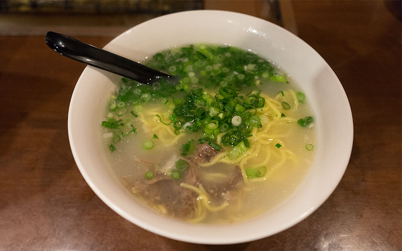 Tail meat ramen