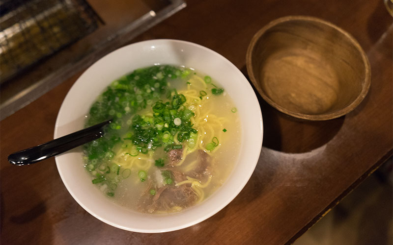 Tail meat ramen