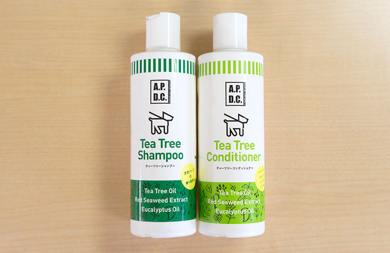 “Tea Tree Shampoo and Conditioner” from the company called A.P.D.C.