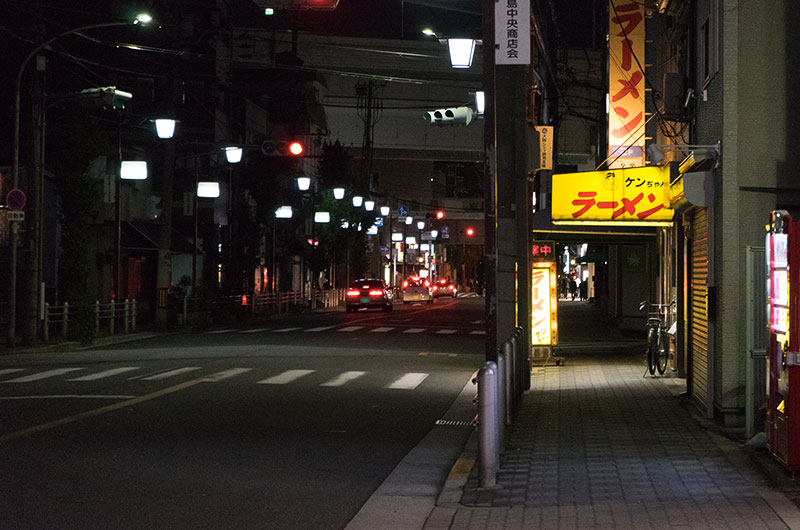 Himejima street and Ken-chan’s ramen restaurant