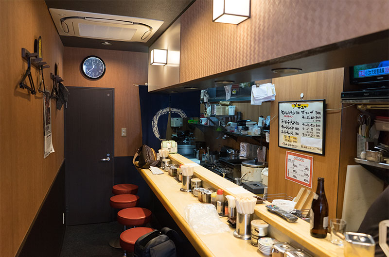 Inside view of Ken-chan’s Ramen