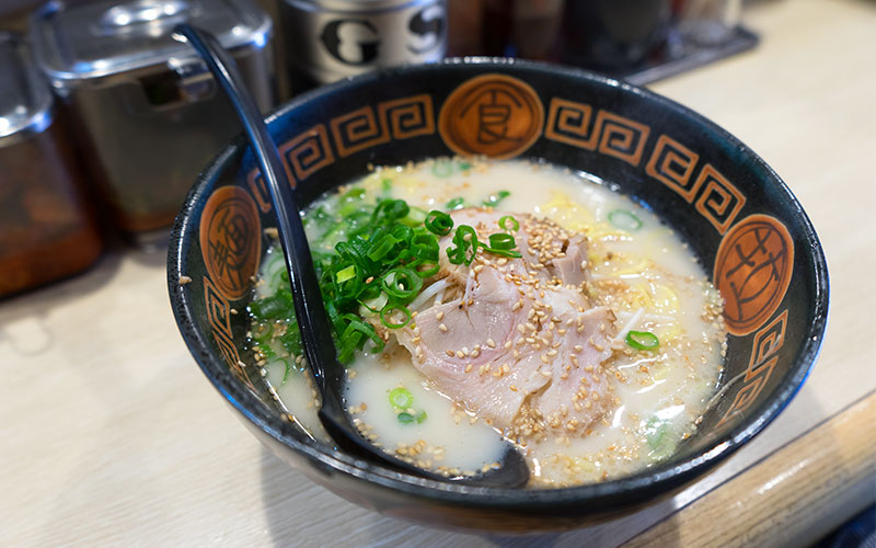 Ken-chan’s Ramen (a pork and white chicken broth)