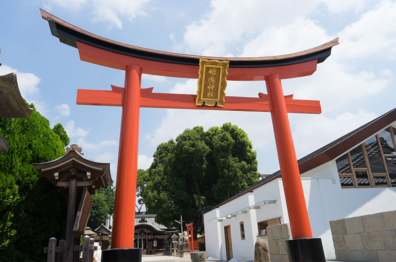 Large gate of Himejima Shrine