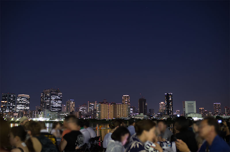 Boat at The 30th Naniwa Yodogawa Fireworks 2018 (Part I) Festival in 2018