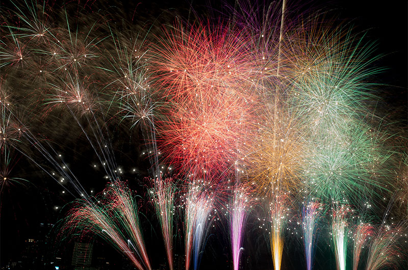 The 30th Naniwa Yodogawa Fireworks 2018 (Part I) Festival in 2018