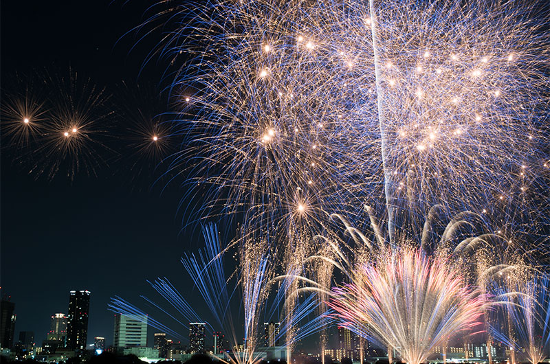 The 30th Naniwa Yodogawa Fireworks 2018 (Part I) Festival in 2018