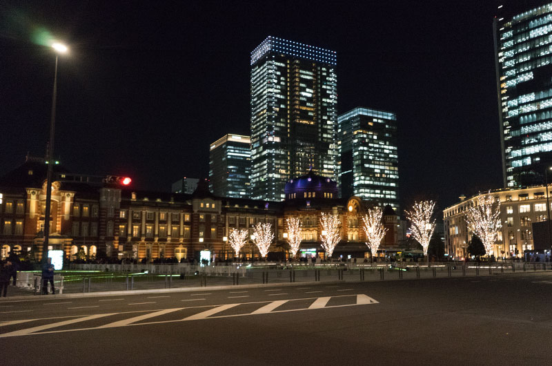 Tokyo station illumination 2018