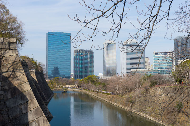 Inner moat at Osaka Castle