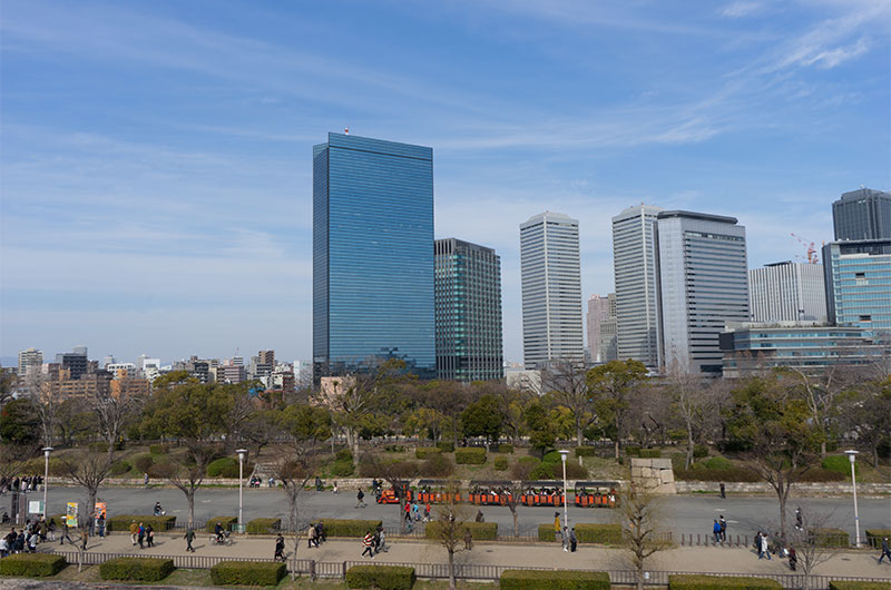 View from Osaka Castle Park
