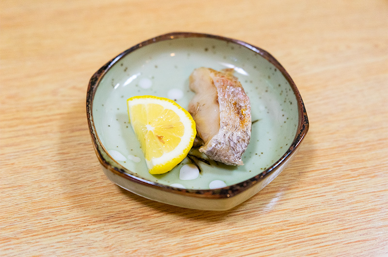 Appetizer in Sushi Bar Kuroshiwo