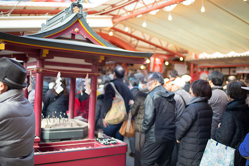 Festival of God Ebisu Toyonaka at Hattori Shrine in 2020