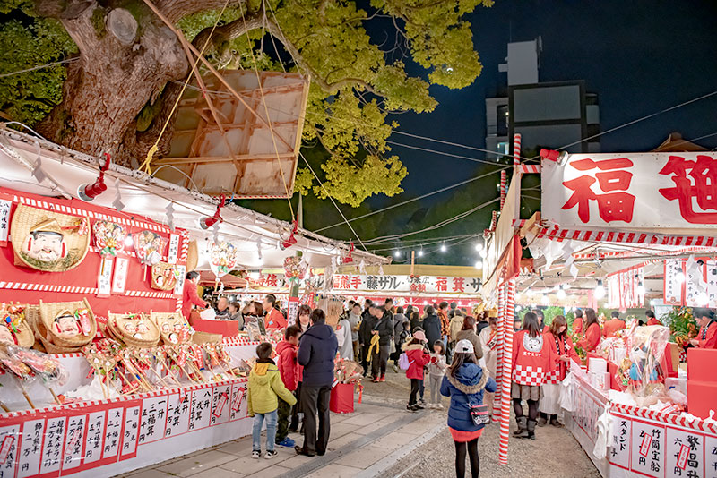 Festival of God Ebisu Toyonaka at Hattori Shrine in 2020