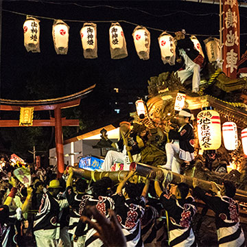 Danjiri Festival in Himejima 2018