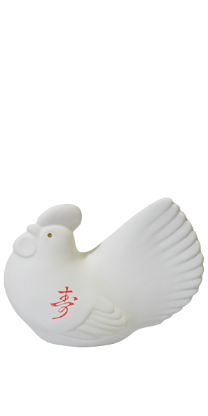 Year of the cock, white bird