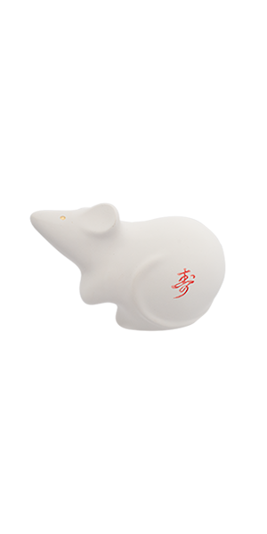 Ceramic toy mouse in year of rat