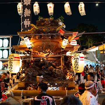 姫島の夏祭り　だんじり曳行2019